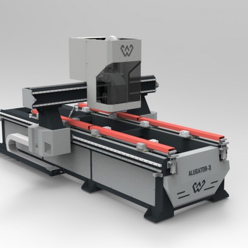 PRO-3300 3+1 EKSEN ALÜMİNYUM PROFİL İŞLEME MAKİNESİ
