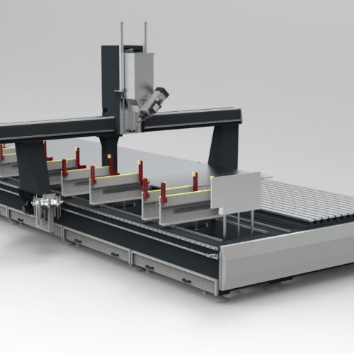 XPRO-7400 4 EKSEN ALÜMİNYUM PANEL VE ALÜMİNYUM PROFİL İŞLEME MAKİNESİ